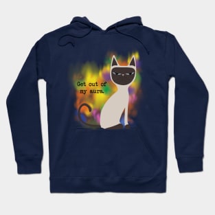 Get out of my aura Hoodie